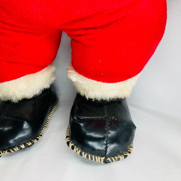 1950s Rushton Company Star Creation Stuffed Coca-Cola Santa Claus - Picture 11 of 15